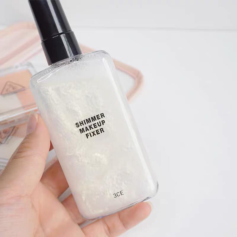 Xịt Khóa Nền Cố Định Lớp Trang Điểm 3CE Shimmer Makeup Fixer / 3CE Makeup Fixer Mist