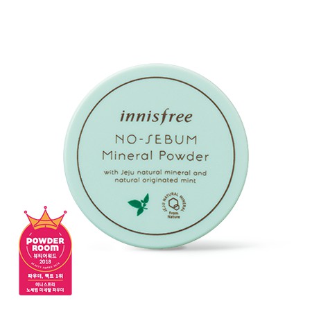 Phấn phủ bột Innisfree No Sebum Mineral / Moisture Powder 5gr