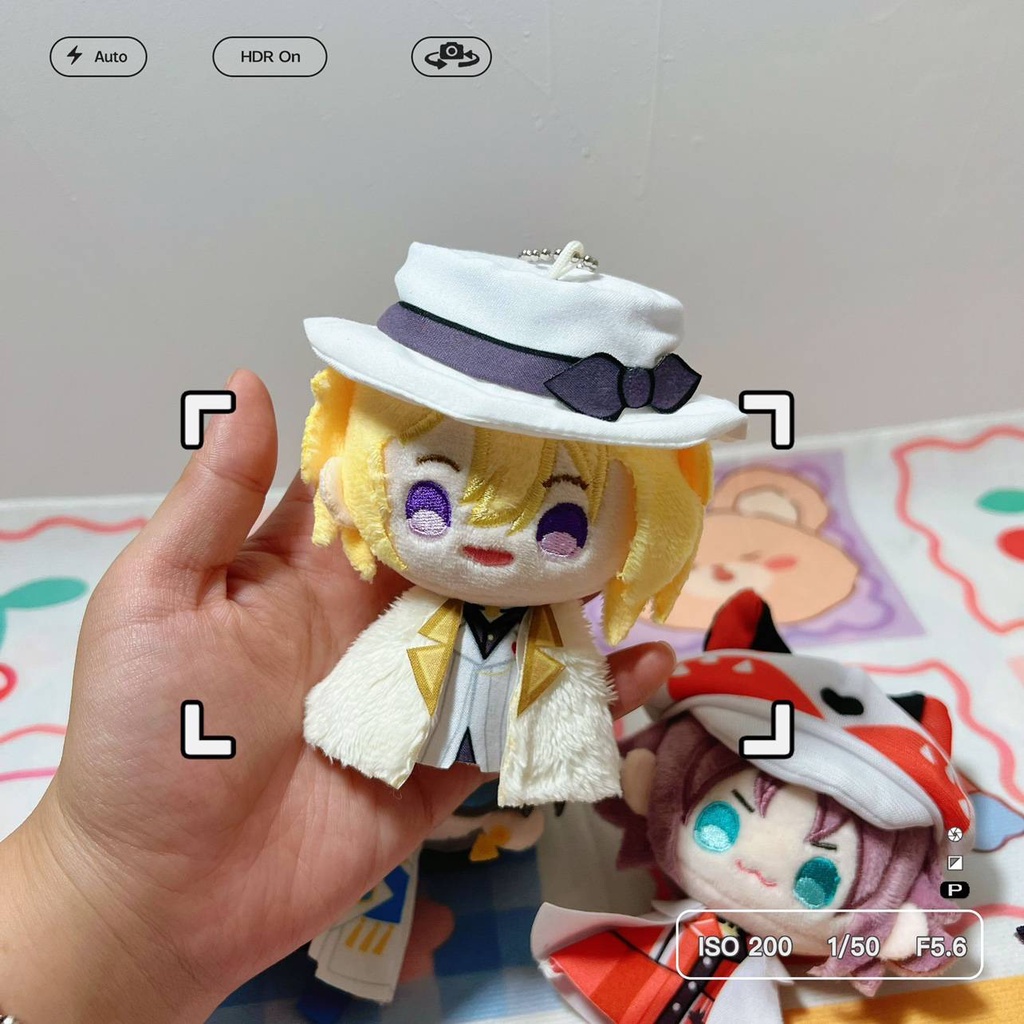 Ag Luxiem Móc Khóa Búp Bê Nhồi Bông Anime Mysta Shu Ike Luca NIJISANJI Vtuber