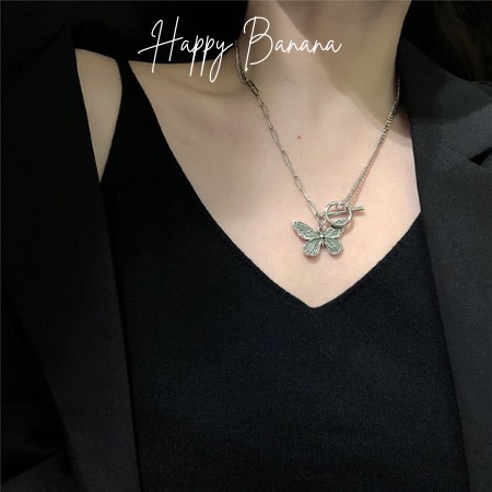 Vòng Cổ Vòng Tay Nữ Bướm Bạc Thời Trang - VC007