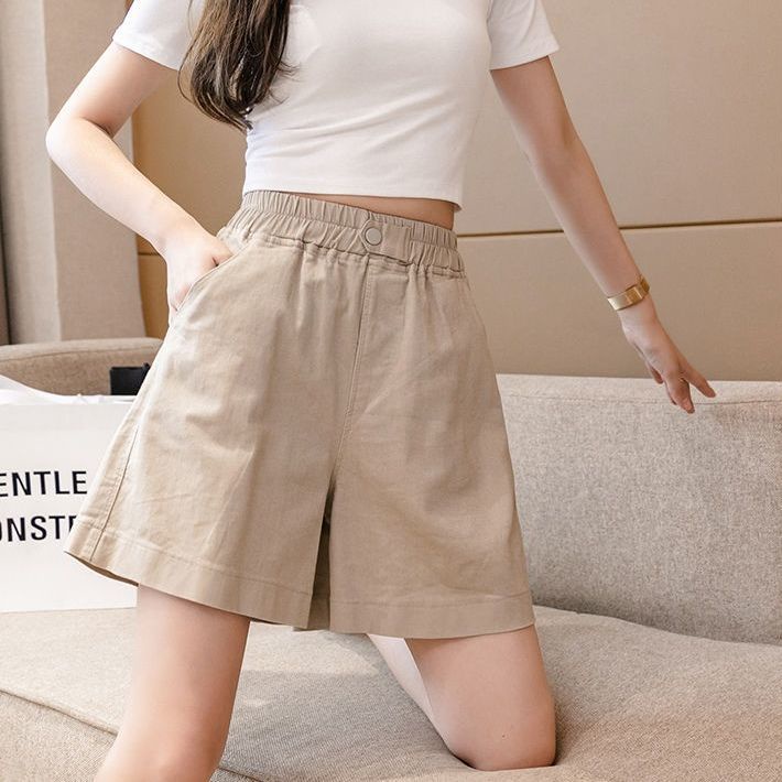 Quần short BH cạp cao ống rộng kiểu mới cho nữ