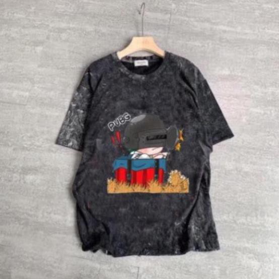 áo thun loang màu Pubg Mobile unisex oversize nam nữ, áo đôi, áo nhóm, áo đồng phục