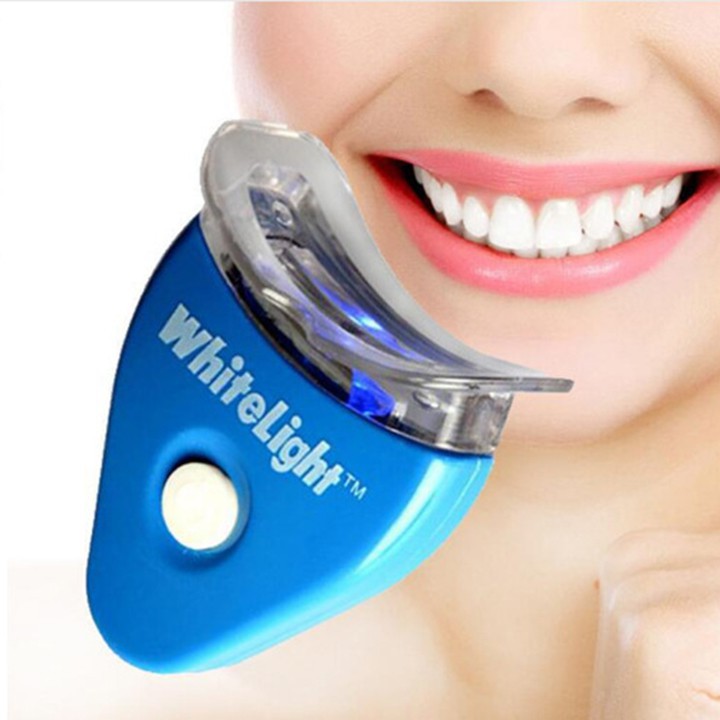 Bộ sản phẩm Máy tẩy trắng răng + 2 Gel Chính Hãng WhiteLight tiện lợi chuyên nghiệp cầm tay