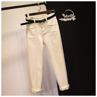QUẦN BAGGY TRẮNG TRƠN PHONG CÁCH ULZZANG LOẠI 1 CÓ HÌNH THẬT