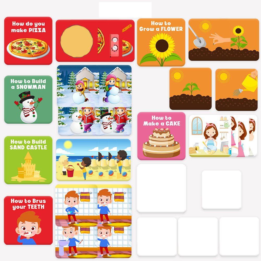 CHOOKEY Thẻ Kể Chuyện Đồ Chơi Giáo Dục Trẻ Mẫu Giáo