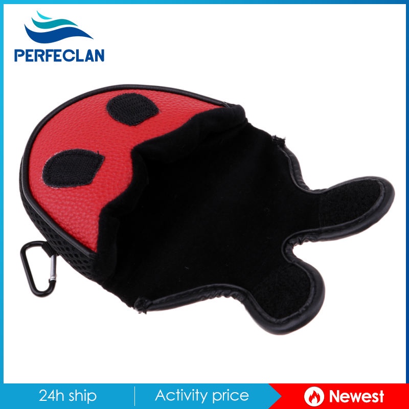 Vỏ Bọc Bảo Vệ Đầu Gậy Đánh Golf Bằng PU Màu Đen Siêu Bền Tiện Dụng