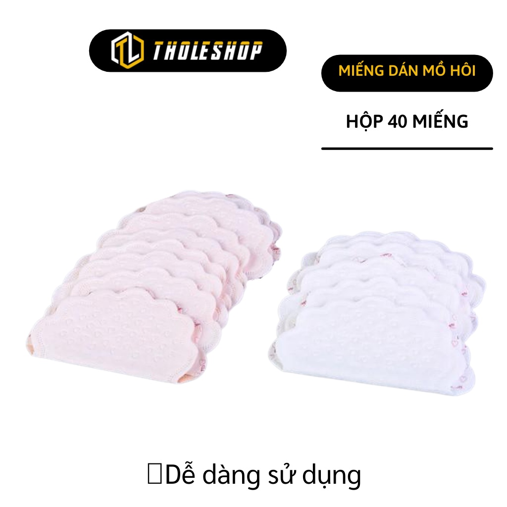 Miếng Dán Chống Mồ Hôi Nách - Combo 40 Miếng Thấm Hút Khử Mùi Vùng Nách Hiệu Quả 7342