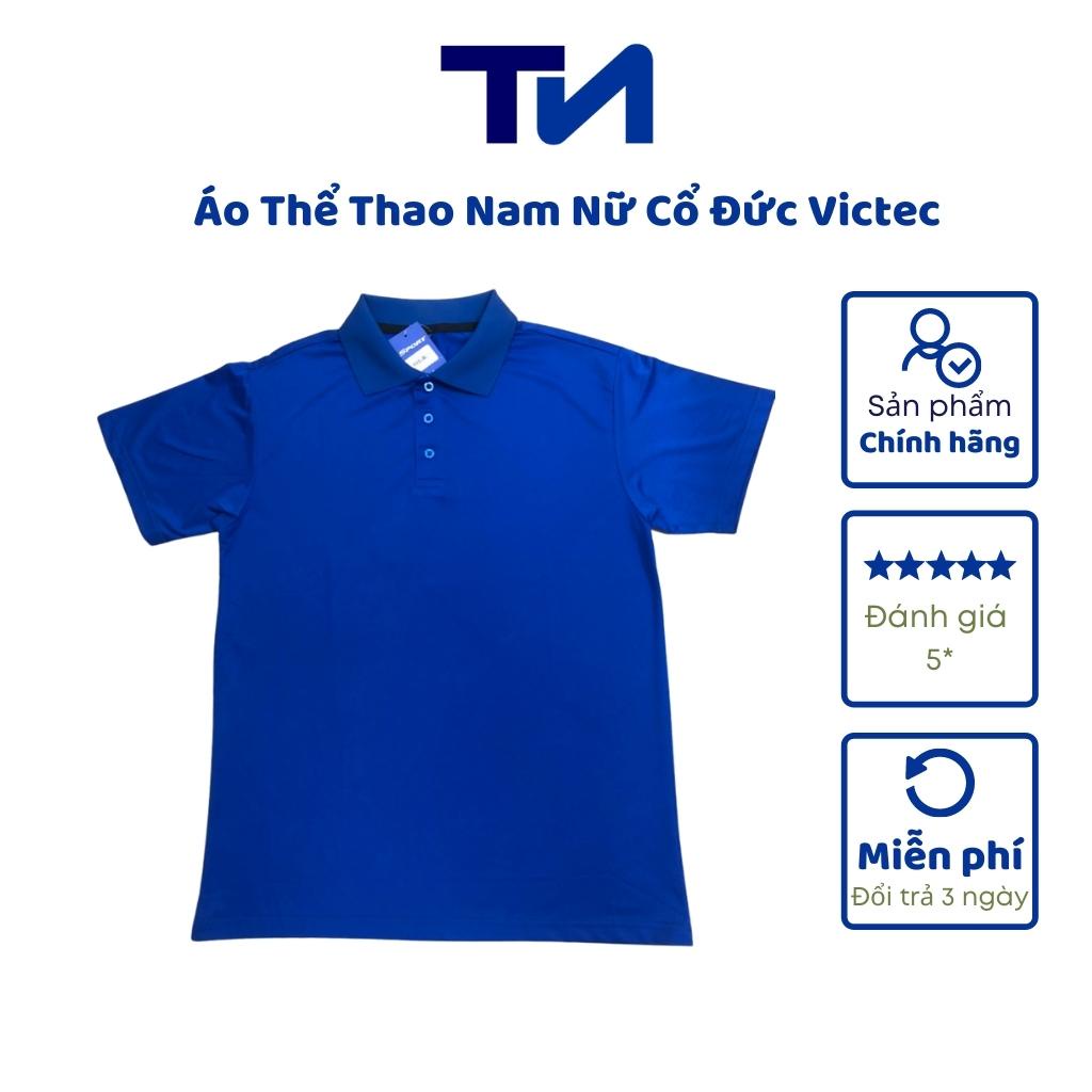 Áo cầu lông, áo thể thao nam nữ TN Sport cổ đức victec chất cotton siêu mát thấm hút mồ hôi TN007