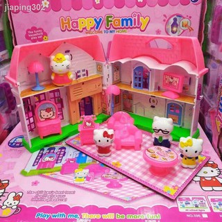 Mô hình đồ chơi ngôi nhà hello kitty có nhạc cho bé
