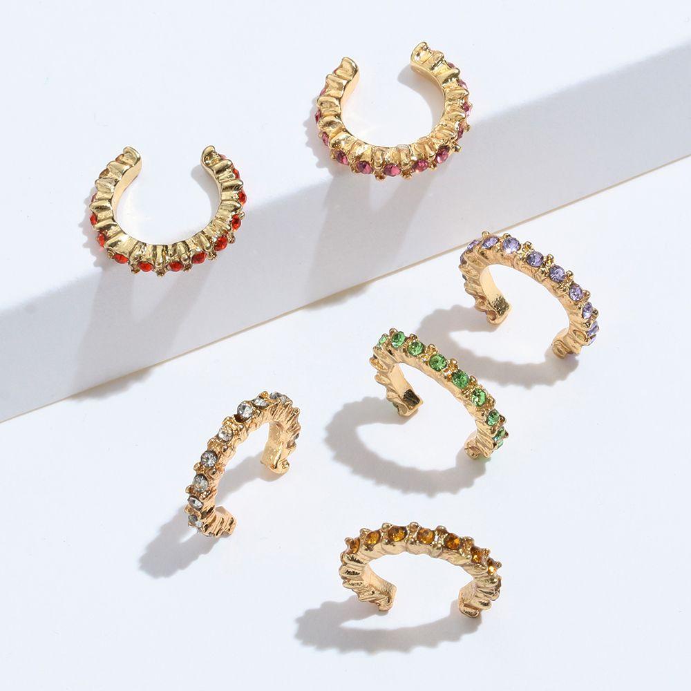Set 6 Khuyên Vành Tai Thời Trang Cá Tính Cho Nữ