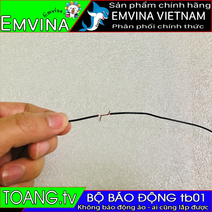 Bảo vệ tường rào Bộ báo động chống trộm TOANG.TV TB01 Người già trẻ nhỏ lắp được bv sân vườn nhà cửa Không báo động ảo