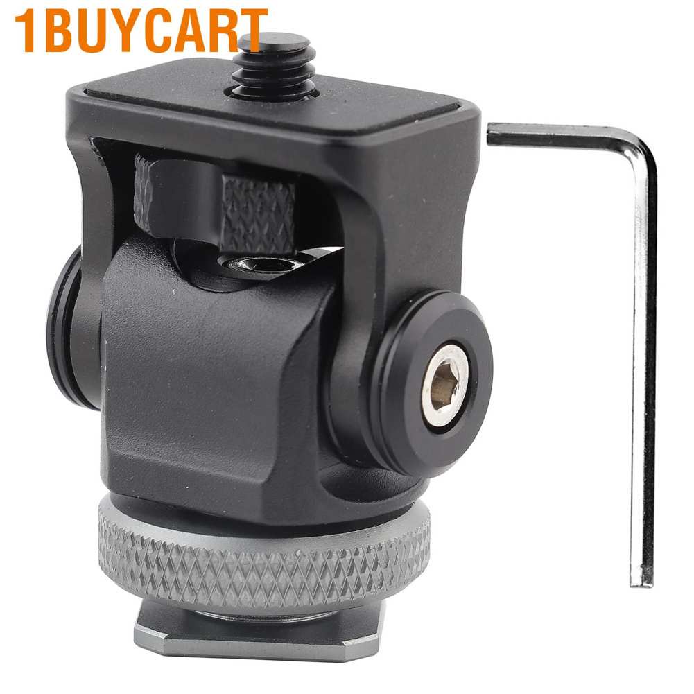 1buycart Durable High Strength Hot Shoe Mount  Lightweight Camera Anti-Rust Monitor for Light Monitoring