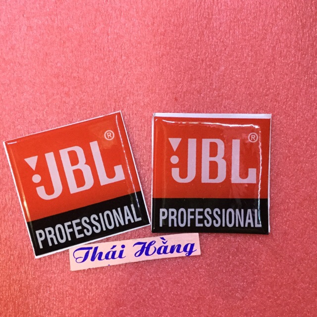 Tem dán loa chữ JBL giá 1 đôi