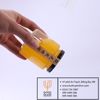 RẺ VÔ ĐỊCH - HŨ THỦY TINH LỤC GIÁC NẮP NHÔM XOÁY 100ML