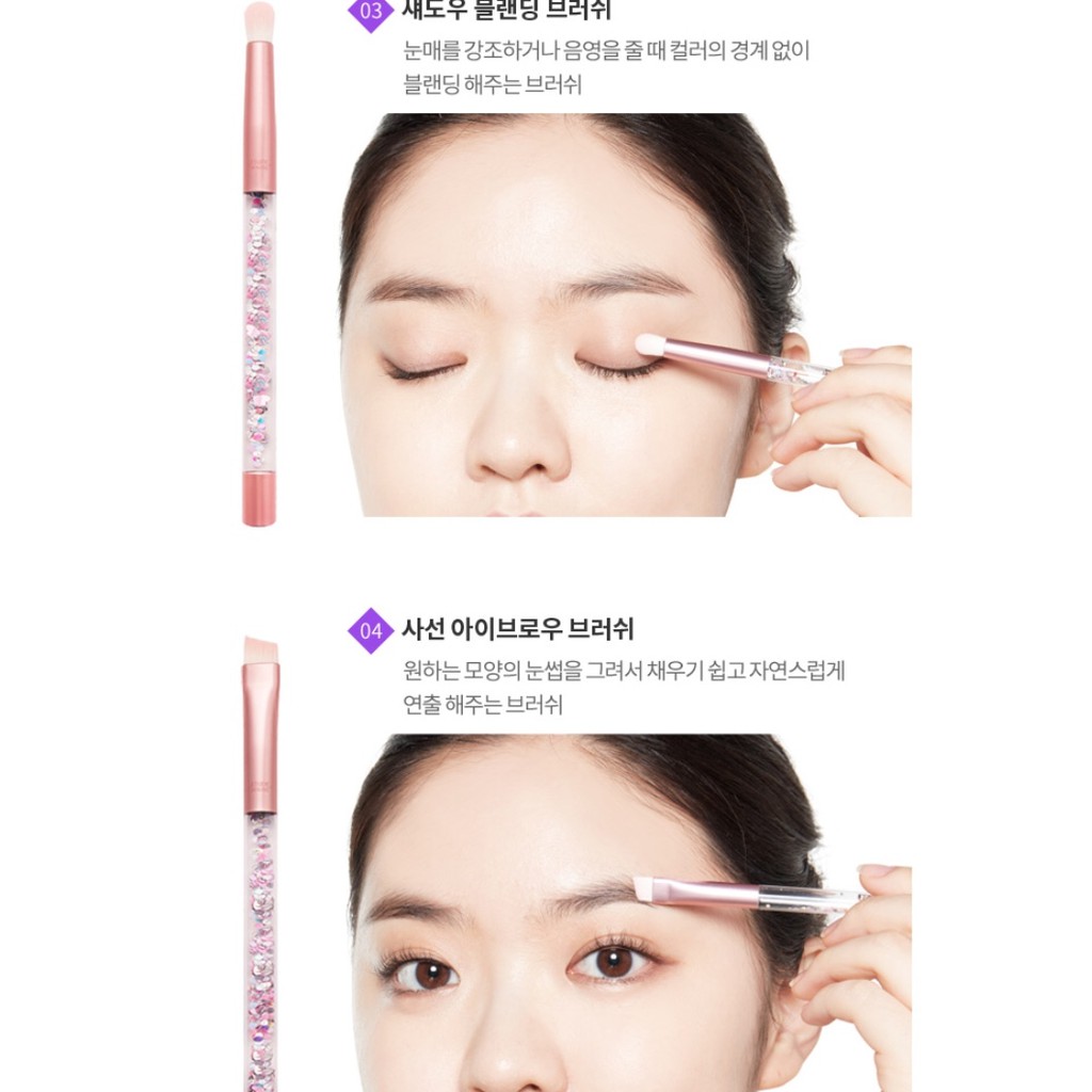 Set cọ lấp lánh Etude House Twinkle Mini Brush Set