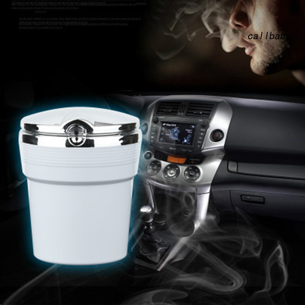 CL-Universal Car Auto Cigarette Smoke Ashtray Ash Holder Container with LED Lights