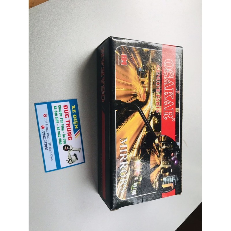 Gương mắt mèo OSAKA lắp cho xe đạp diện và xe máy