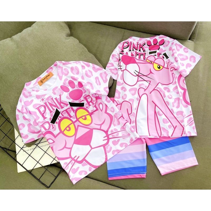 Bộ lửng thun lạnh 3D cho bé gái