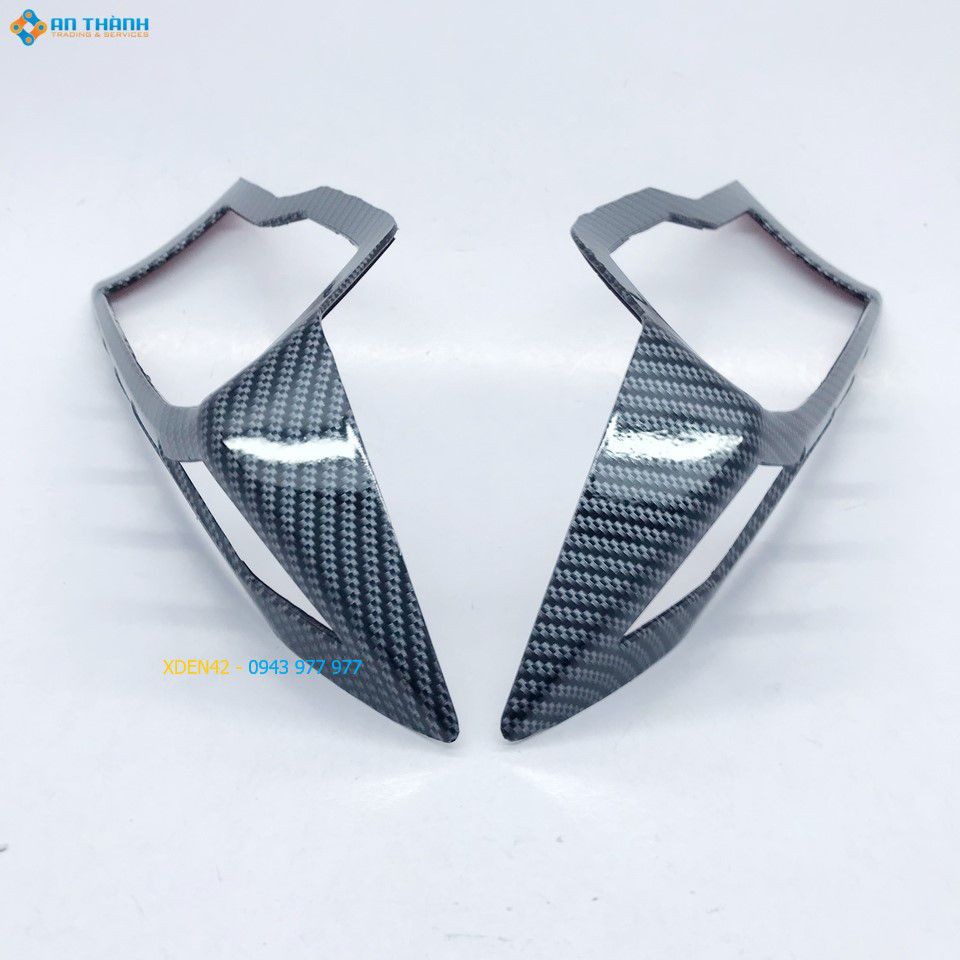 Viền đèn pha Airblade 2016-2019 sơn carbon.