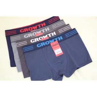 Combo 4 quần lót boxer nam growth cotton cao cấp