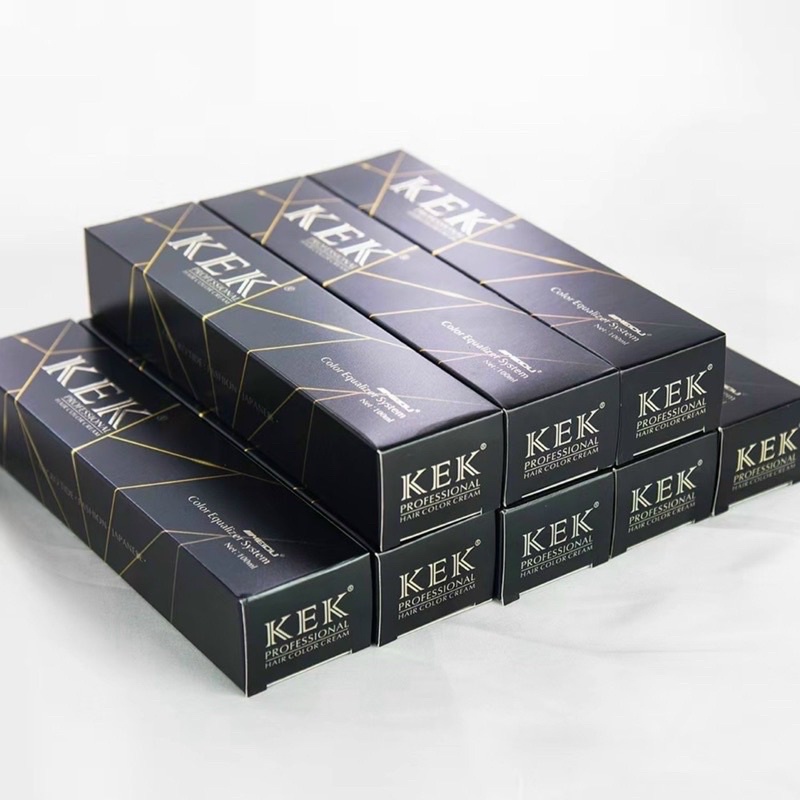 Thuốc nhuộm tóc KEK professional đủ màu thời trang  lên màu chuẩn siêu mềm không hôi típ 100ml