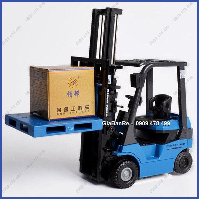 Mô Hình Kim Loại Xe Nâng Hạng Nặng Forklift Tỉ Lệ 1:32 - JB - 9950
