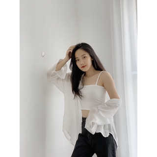 áo sơ mi basic lưng xẻ buộc nơ SA330 1994closet