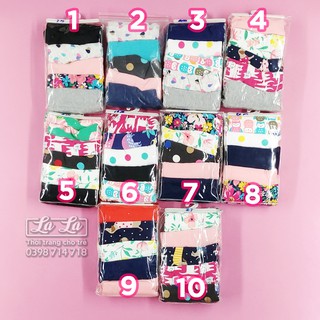 Thời trang quần áo trẻ em bé con gái gói 05 quần legging Carter's màu : Đủ màu size -Size 3 tháng đến 4 tuổi