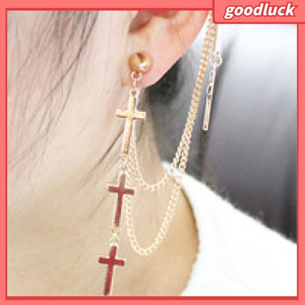 Đôi khuyên tai dài tua rua phong cách Gothic thời trang cho nữ