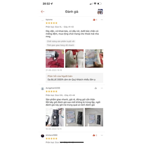 Bao Trùm Giày Ủng Đi Mưa Cho Giày Trong Suốt Blue Deer