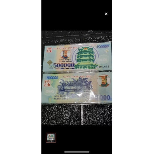 10 cục tiền âm phủ polime USD Euro Ngân phiếu giấy đẹp