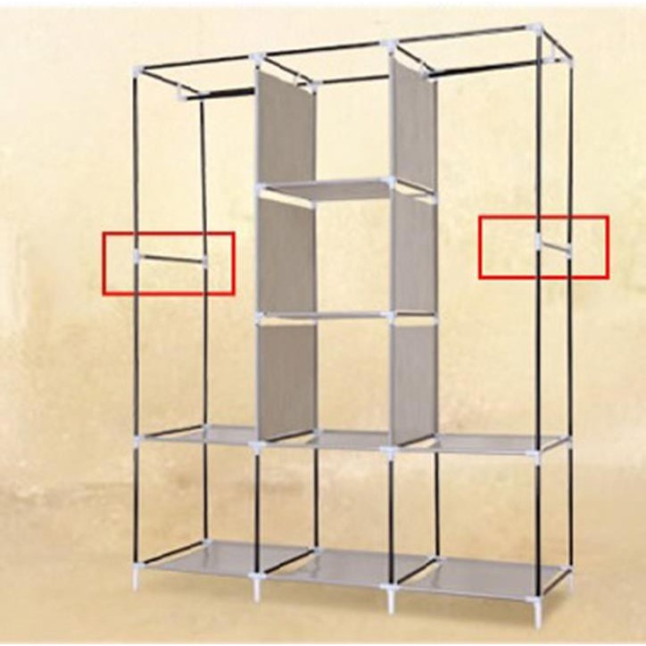 TỦ VẢI CAO CẤP 3 BUỒNG 8 NGĂN MẪU MỚI - BX1907