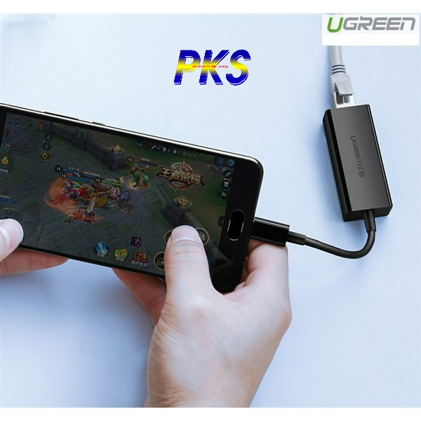 Cáp USB Type C To Lan Gigabit 10/100/1000Mbps Chính Hãng Ugreen 50307