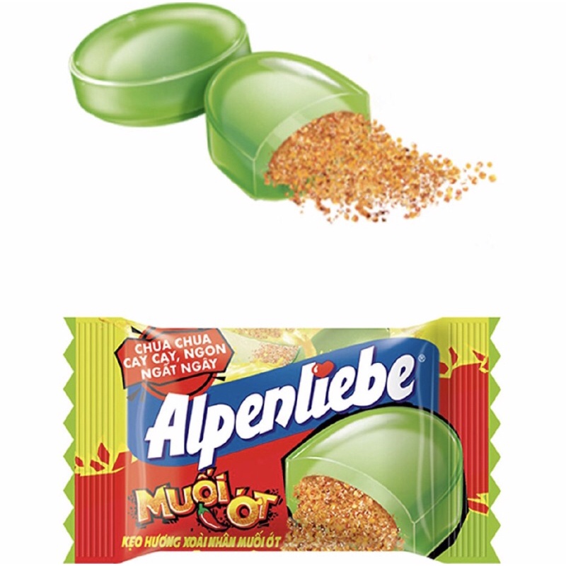 Kẹo Alpenliebe Hương Xoài Nhân Muối Ớt 223G