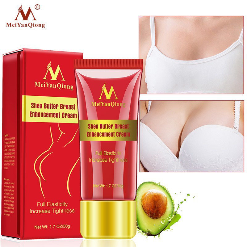 MeiYanQiong Kem tăng ngực nở ngực, kem làm tăng kích thước, massage nâng ngực chiết xuất hạt bơ tự nhiên