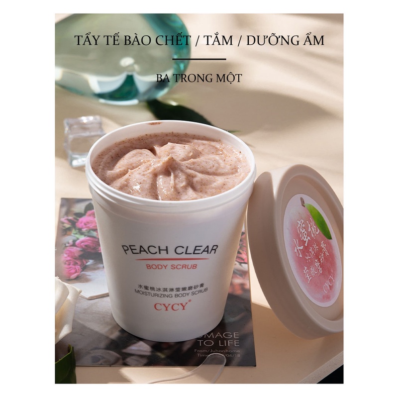 Kem đào tẩy tế bào chết có thể làm sạch,dưỡng ẩm, tẩy tế bào chết, làm sáng và loại bỏ niacinamide 200ml(KB-MSG02-200)