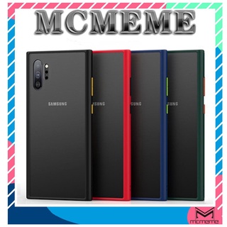 Ốp điện thoại mặt nhám viền màu thời trang chống sốc cho Samsung Note 8 9 10 10+ Pro Plus J6 Prime J8 2018