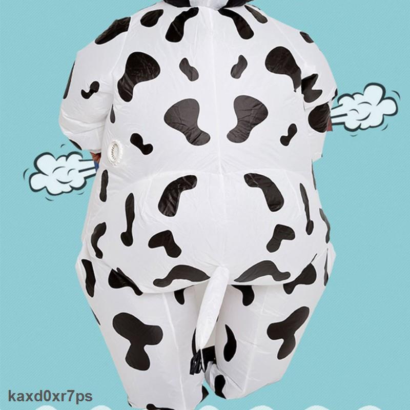 Cam Kết Hàng Như Hình Bộ trang phục hóa trang chú bò kiểu bơm hơi đáng yêu ngộ nghĩnh