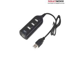 Bộ chia usb cho máy tính USB 2.0 Hub 4 Port (Đen)