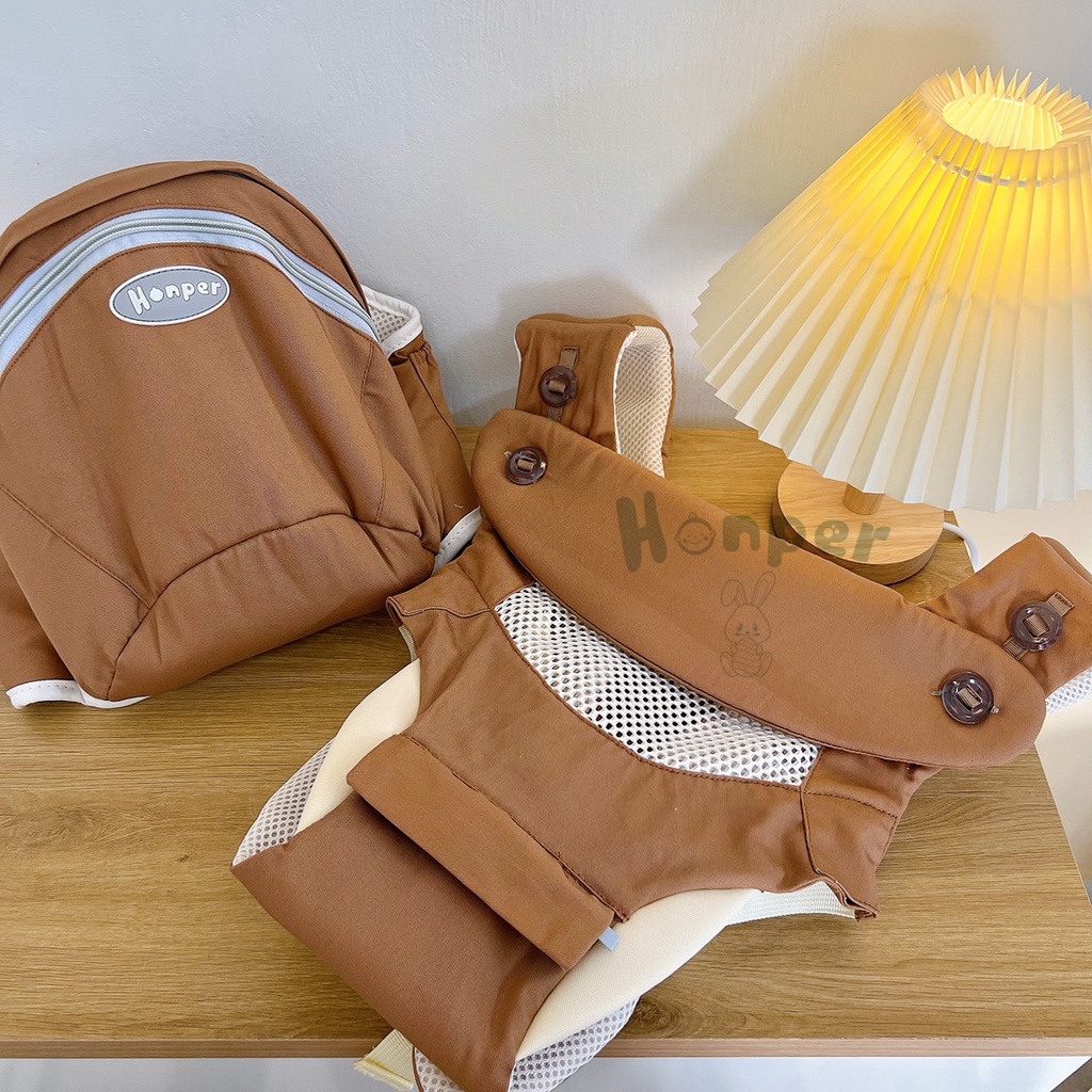 Địu ngồi HONPER 9 tư thế cho bé phân phối chính hãng Bonbonmart