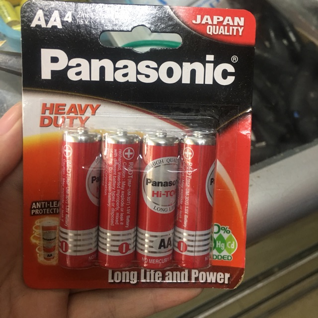 Vỉ 4 pin Panasonic cao cấp AA