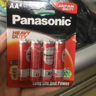 Vỉ 4 pin Panasonic cao cấp AA