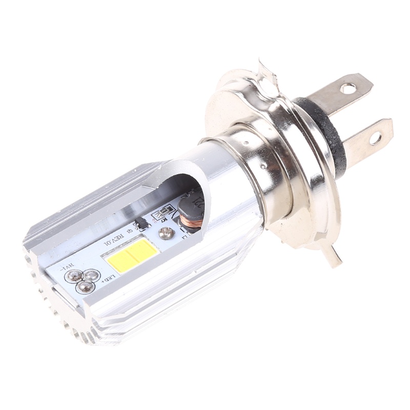 Đèn Pha LED H4 COB 6-80V 12W Phích Cắm Chống Rung Chuyên Dụng Cho Xe Mô Tô