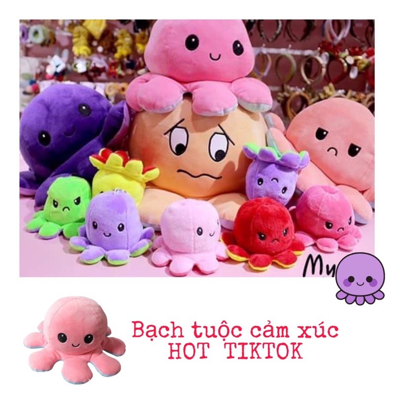 Bạch tuộc cảm xúc 2 mặt size baby - chất đẹp