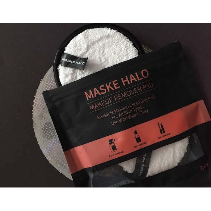 Maske Halo - Bông Tẩy Trang Maske Halo Makeup Remove Pad Black Edit