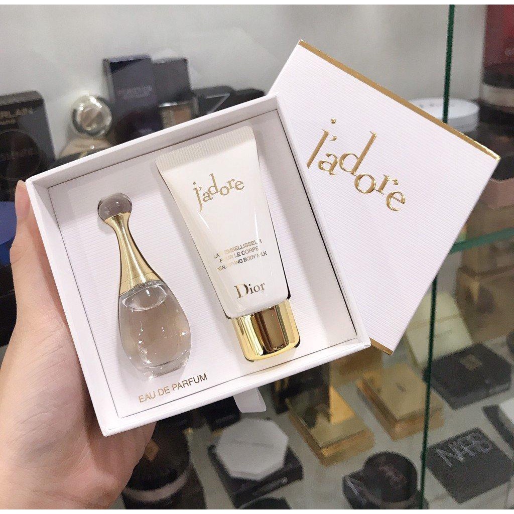Set  Nước Hoa Mini Và Lotion Milk Dior J’adore EDP