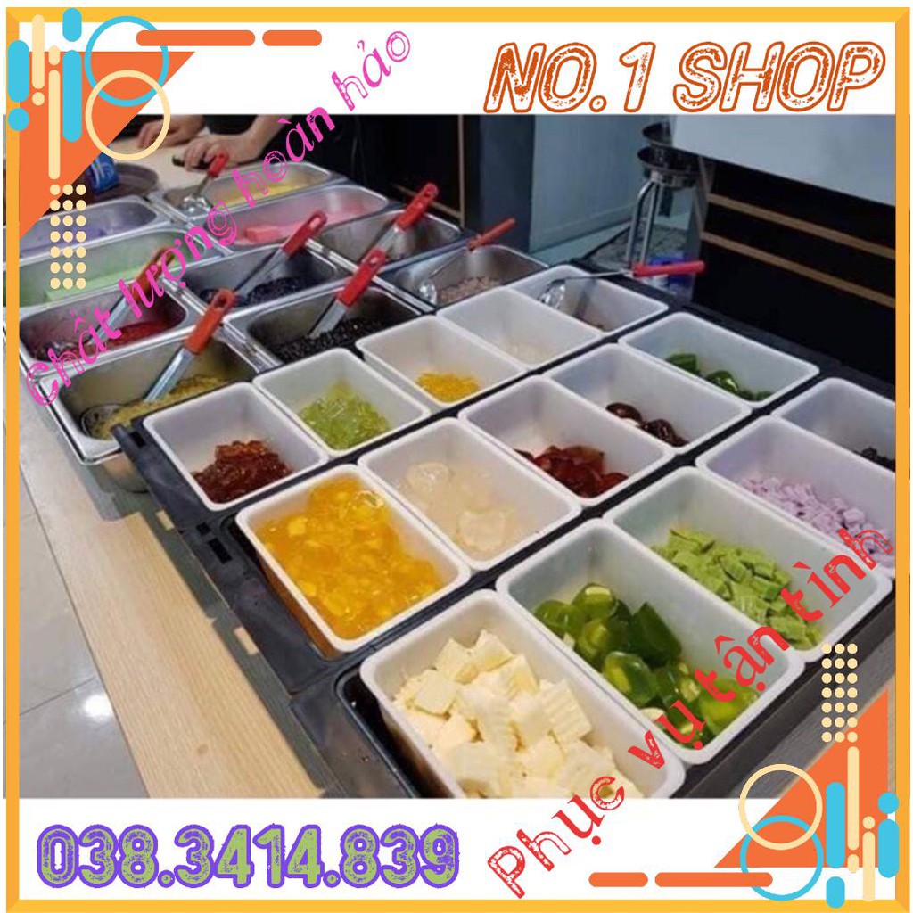 Khay đựng topping 3-4-5 ngăn