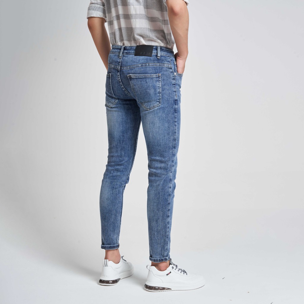 Quần Jean Nam Chất Bò Đẹp Local Brand KRIK Dáng Hàn Quốc Slimfit Basic QJ1001 | BigBuy360 - bigbuy360.vn