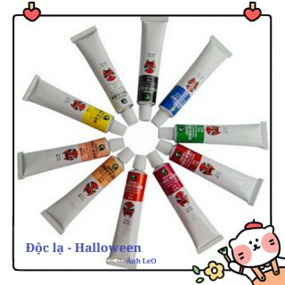 Màu vẽ mặt hóa trang Halloween màu vẽ cơ thể an toàn dễ tẩy rửa