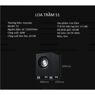 Loa Sub Subwoofer S1